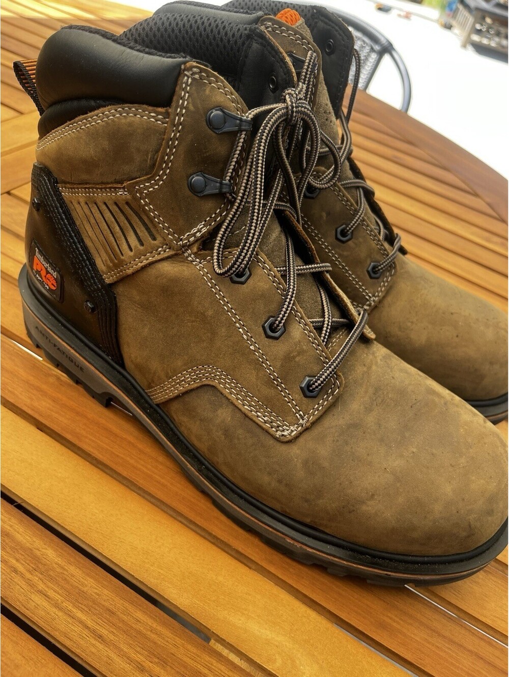Timberland PRO Men’s Size 12W WIDE Ballast 6-Inch Soft Toe Work Boots A29JP
